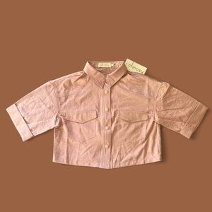 Choosy Pink/Blush Collared Shirt